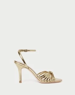 Loeffler Randall Ada Gold Knot Heeled Sandal -Outlet Velin Studio Store ADA ML GOLD 2