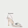 Loeffler Randall Ada Silver Knot Heeled Sandal