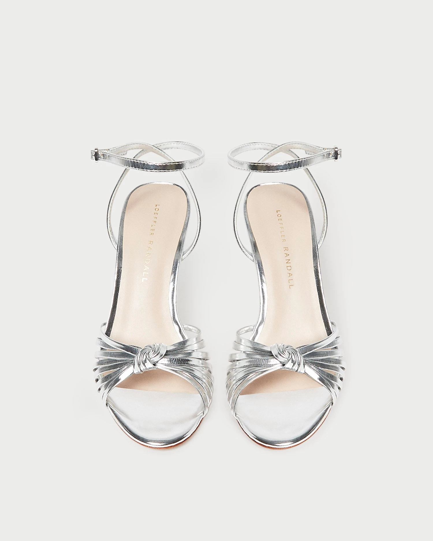 Loeffler Randall Ada Silver Knot Heeled Sandal 3 Loeffler Randall Ada Silver Knot Heeled Sandal - Image 3