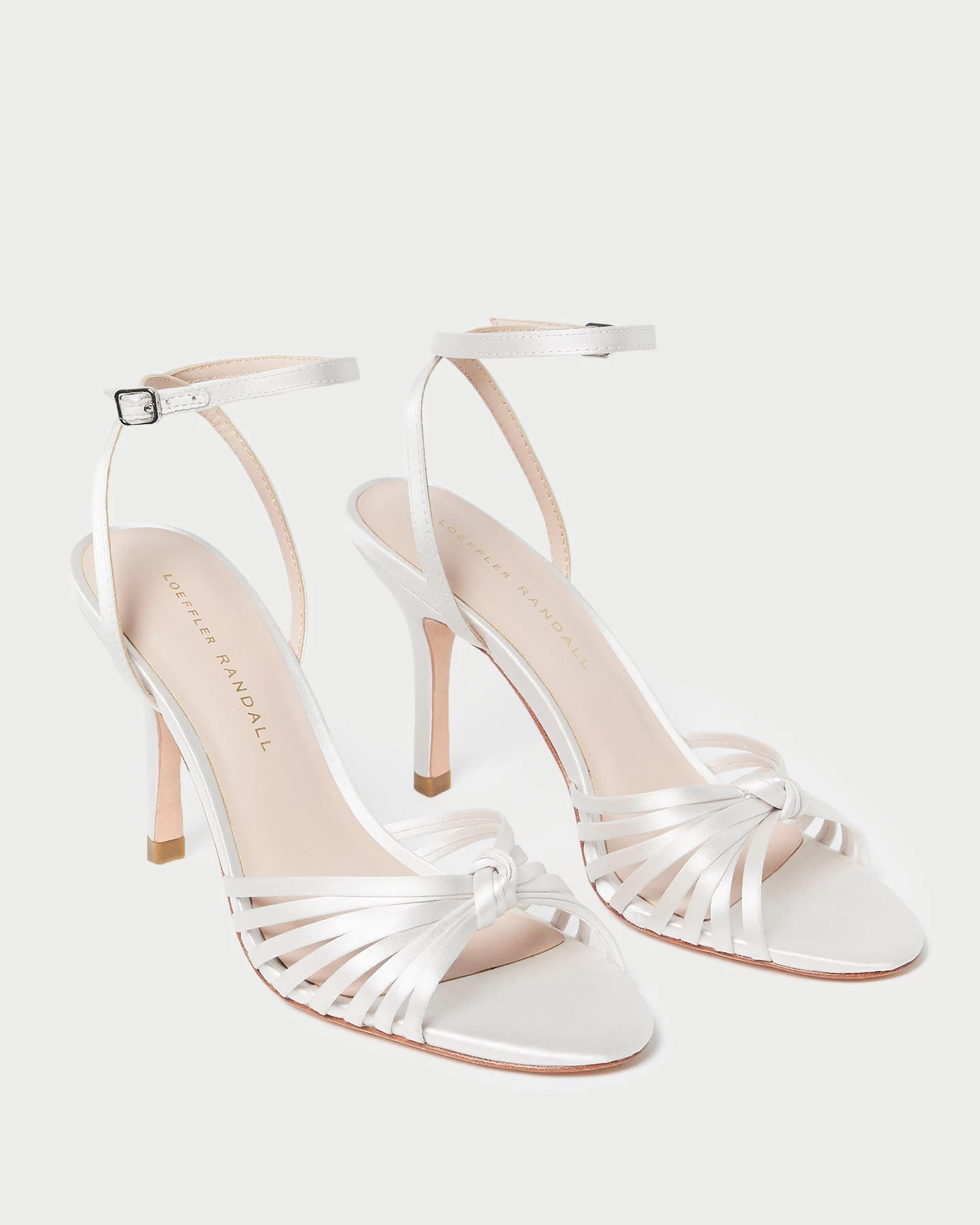 Loeffler Randall Ada Cream Knot Heeled Sandal 4 Loeffler Randall Ada Cream Knot Heeled Sandal - Image 4