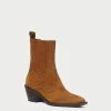 Loeffler Randall Agnes Cacao/Espresso Western Boot