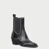Loeffler Randall Agnes Black/Cream Western Boot