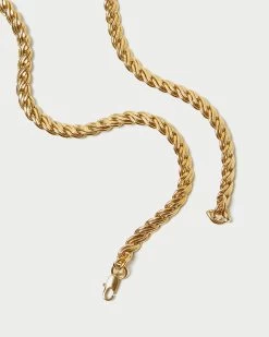Loeffler Randall Allegra Gold Lock Chain Necklace -Outlet Velin Studio Store ALLEGRA GPB GOLD 3