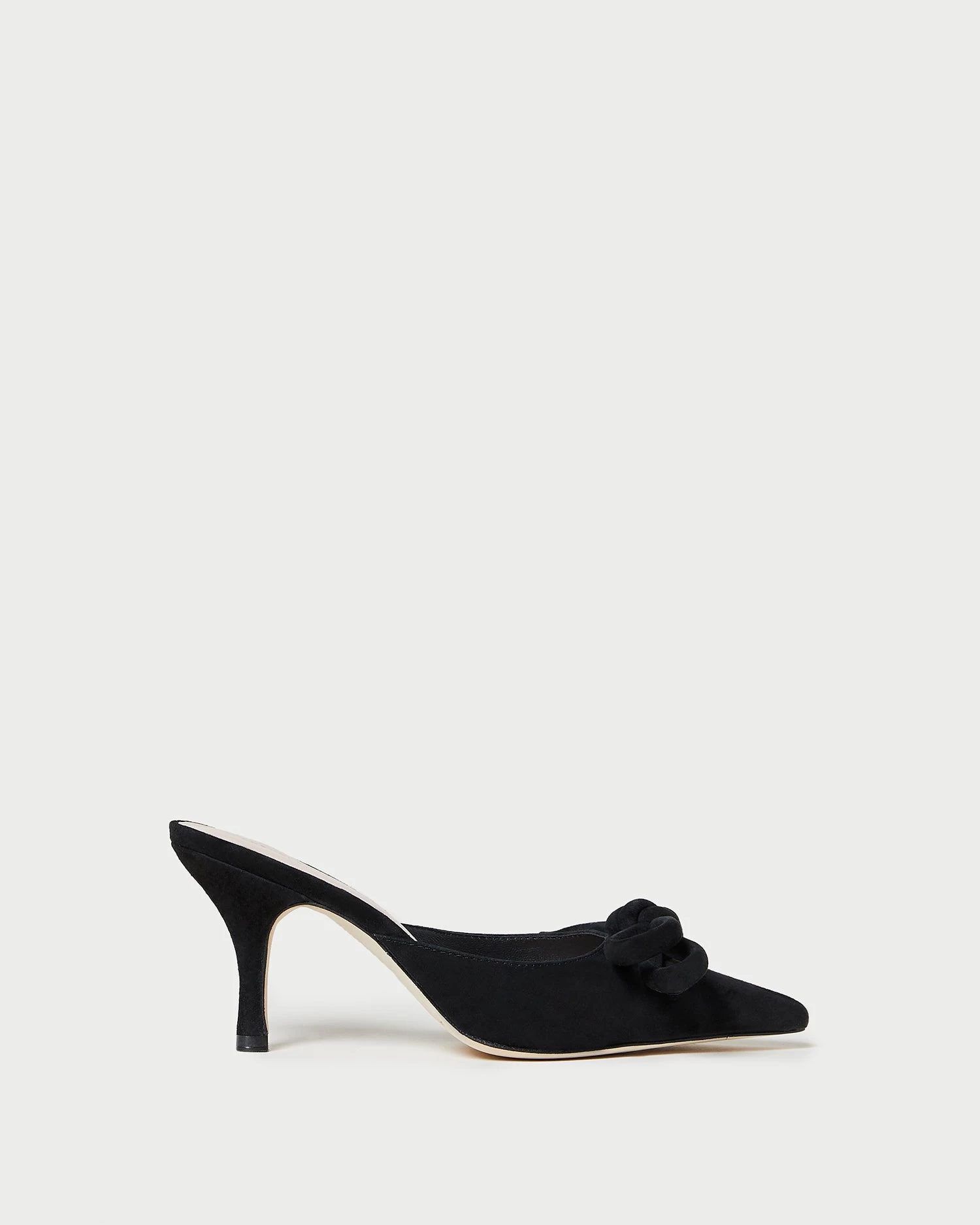 Loeffler Randall Amyra Black Bow Kitten Mule 2 Loeffler Randall Amyra Black Bow Kitten Mule - Image 2