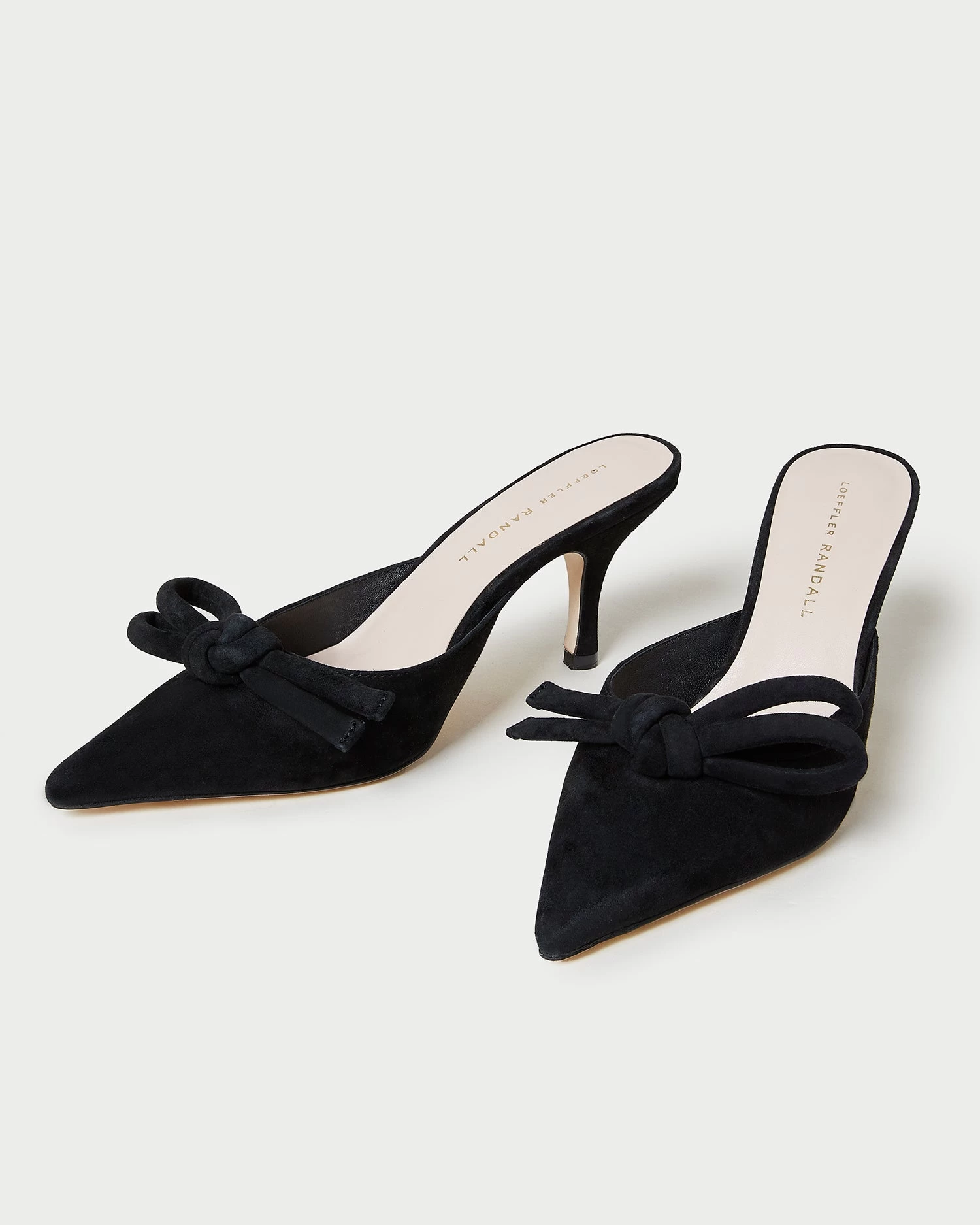 Loeffler Randall Amyra Black Bow Kitten Mule 3 Loeffler Randall Amyra Black Bow Kitten Mule - Image 3