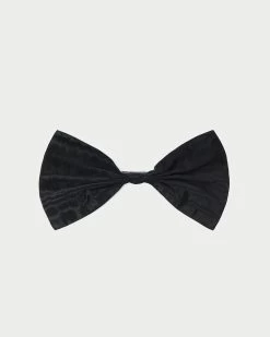 Loeffler Randall Andreas Black Pleated Bow Clip