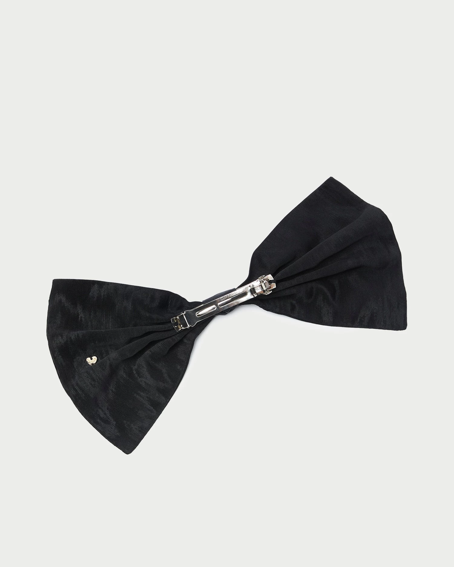 Loeffler Randall Andreas Black Pleated Bow Clip 2 Loeffler Randall Andreas Black Pleated Bow Clip - Image 2