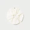 Loeffler Randall Astrid Cream Oversized Scrunchie