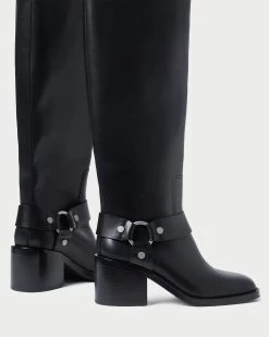 Loeffler Randall Audrey Black Tall Engineer Boot -Outlet Velin Studio Store AUDREY VA BLACK 3