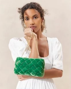 Loeffler Randall Auzeen Cyprus Mini Woven Clutch -Outlet Velin Studio Store AUZEEN VL CYPRS 009copy