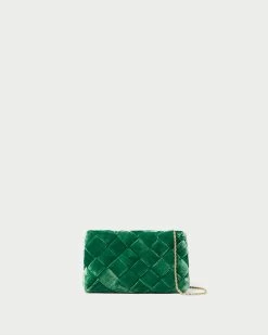 Loeffler Randall Auzeen Cyprus Mini Woven Clutch