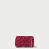 Loeffler Randall Auzeen Rose Mini Woven Clutch