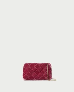 Loeffler Randall Auzeen Rose Mini Woven Clutch