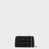 Loeffler Randall Auzeen Black Mini Woven Clutch