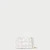 Loeffler Randall Auzeen Cream Mini Woven Clutch
