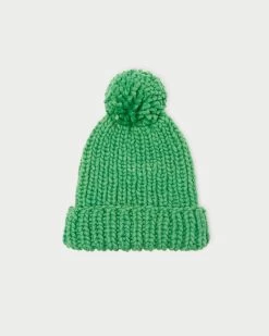 Loeffler Randall Ava Fern Knit Pompom Hat