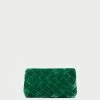Loeffler Randall Aviva Cyprus Woven Puff Clutch