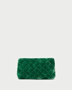 Loeffler Randall Aviva Cyprus Woven Puff Clutch