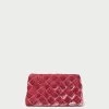 Loeffler Randall Aviva Rose Woven Puff Clutch