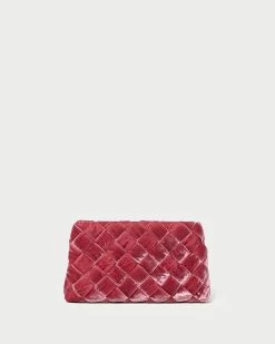 Loeffler Randall Aviva Rose Woven Puff Clutch
