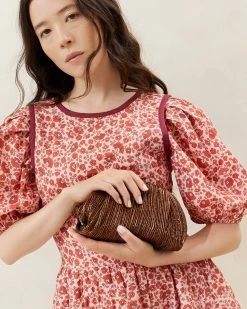 Loeffler Randall Bailey Mocha Pleated Dome Clutch 9 Loeffler Randall Bailey Mocha Pleated Dome Clutch -Outlet Velin Studio Store BAILEY PLA MOCHA 015copy