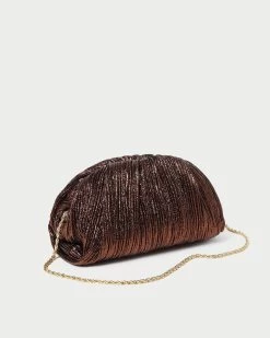Loeffler Randall Bailey Mocha Pleated Dome Clutch 7 Loeffler Randall Bailey Mocha Pleated Dome Clutch -Outlet Velin Studio Store BAILEY PLA MOCHA 3