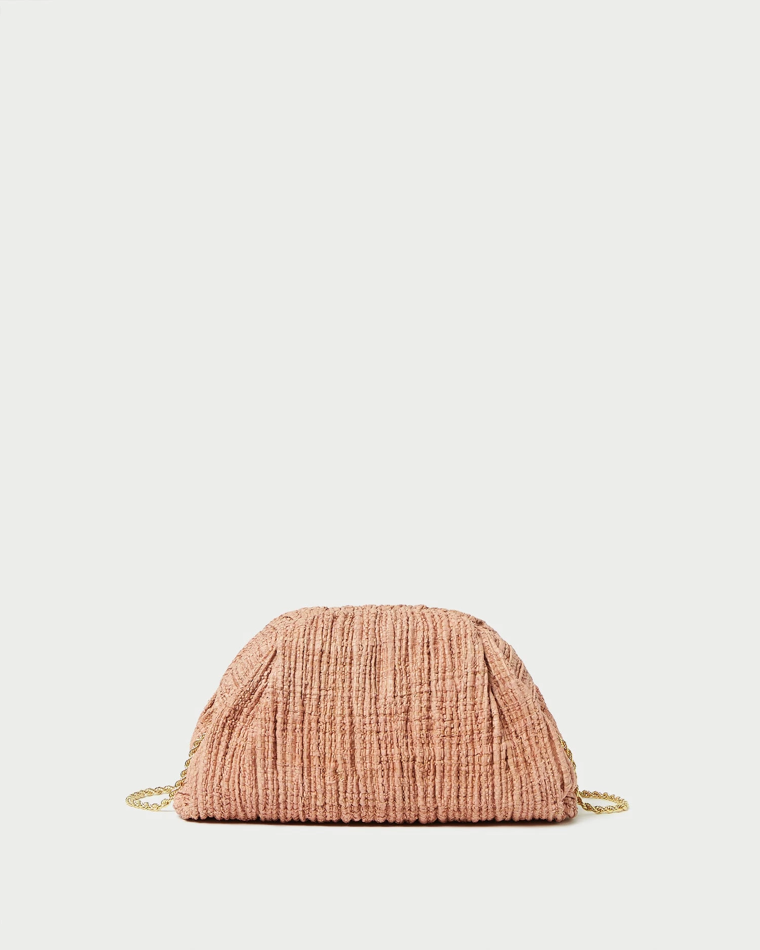 Loeffler Randall Bailey Blush Pleated Dome Clutch 1 Loeffler Randall Bailey Blush Pleated Dome Clutch