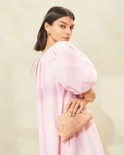 Loeffler Randall Bailey Blush Pleated Dome Clutch 9 Loeffler Randall Bailey Blush Pleated Dome Clutch -Outlet Velin Studio Store BAILEY R BALET 023copy