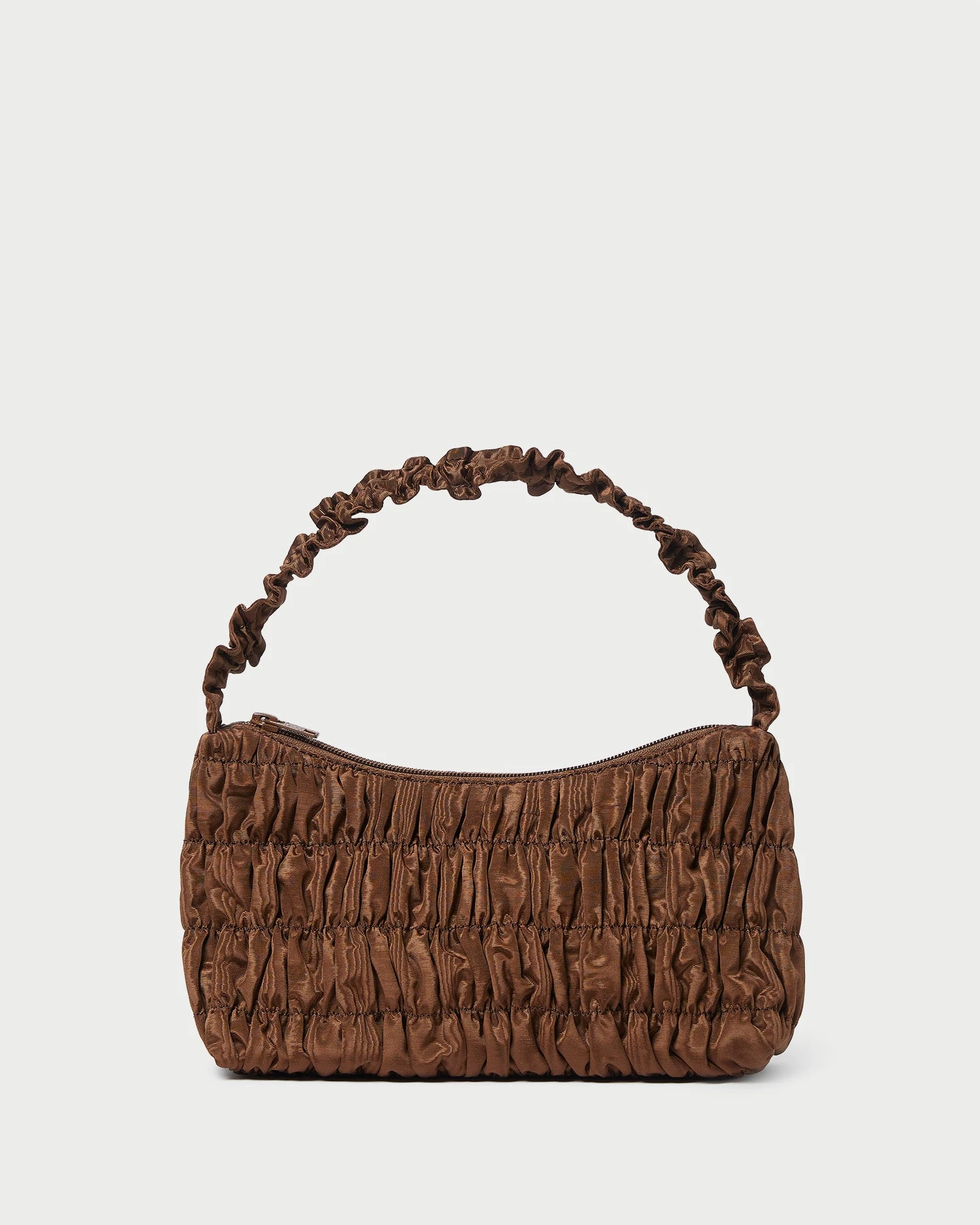 Loeffler Randall Barry Chocolate Gathered Shoulder Bag 1 Loeffler Randall Barry Chocolate Gathered Shoulder Bag