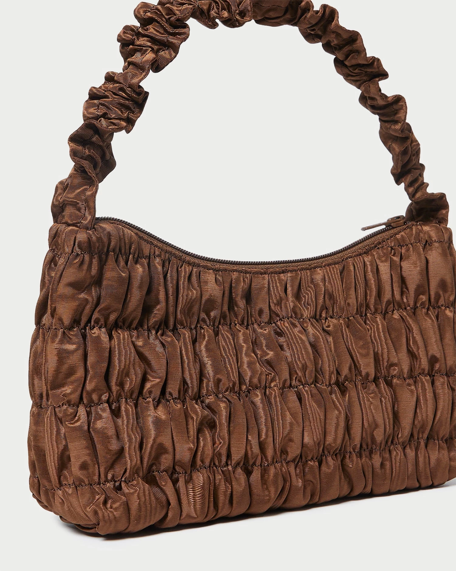 Loeffler Randall Barry Chocolate Gathered Shoulder Bag 2 Loeffler Randall Barry Chocolate Gathered Shoulder Bag - Image 2