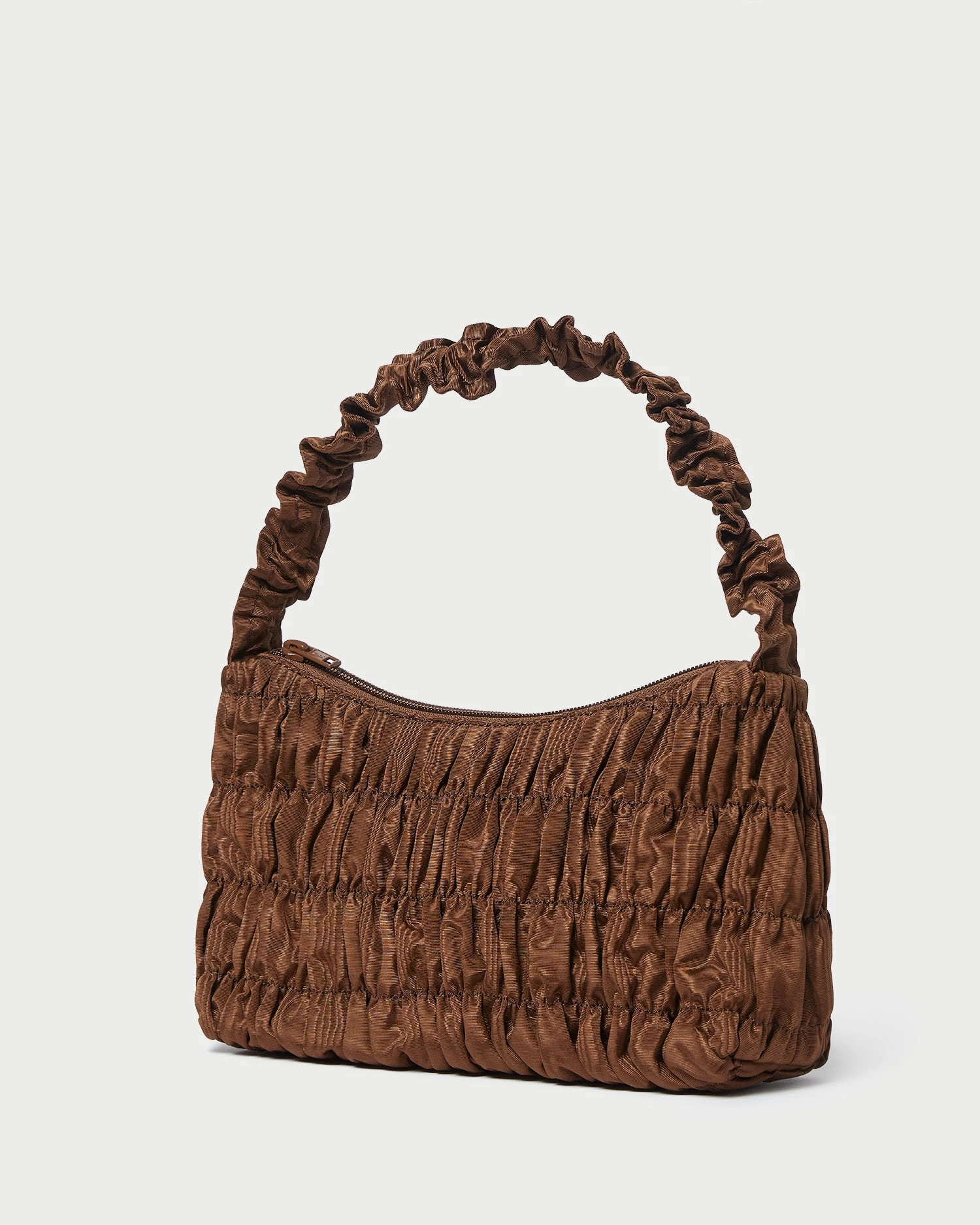 Loeffler Randall Barry Chocolate Gathered Shoulder Bag 3 Loeffler Randall Barry Chocolate Gathered Shoulder Bag - Image 3