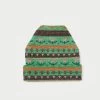 Loeffler Randall Bartlet Floral Stripe Knit Beanie