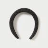 Loeffler Randall Bellamy Black Diamanté Puffy Headband