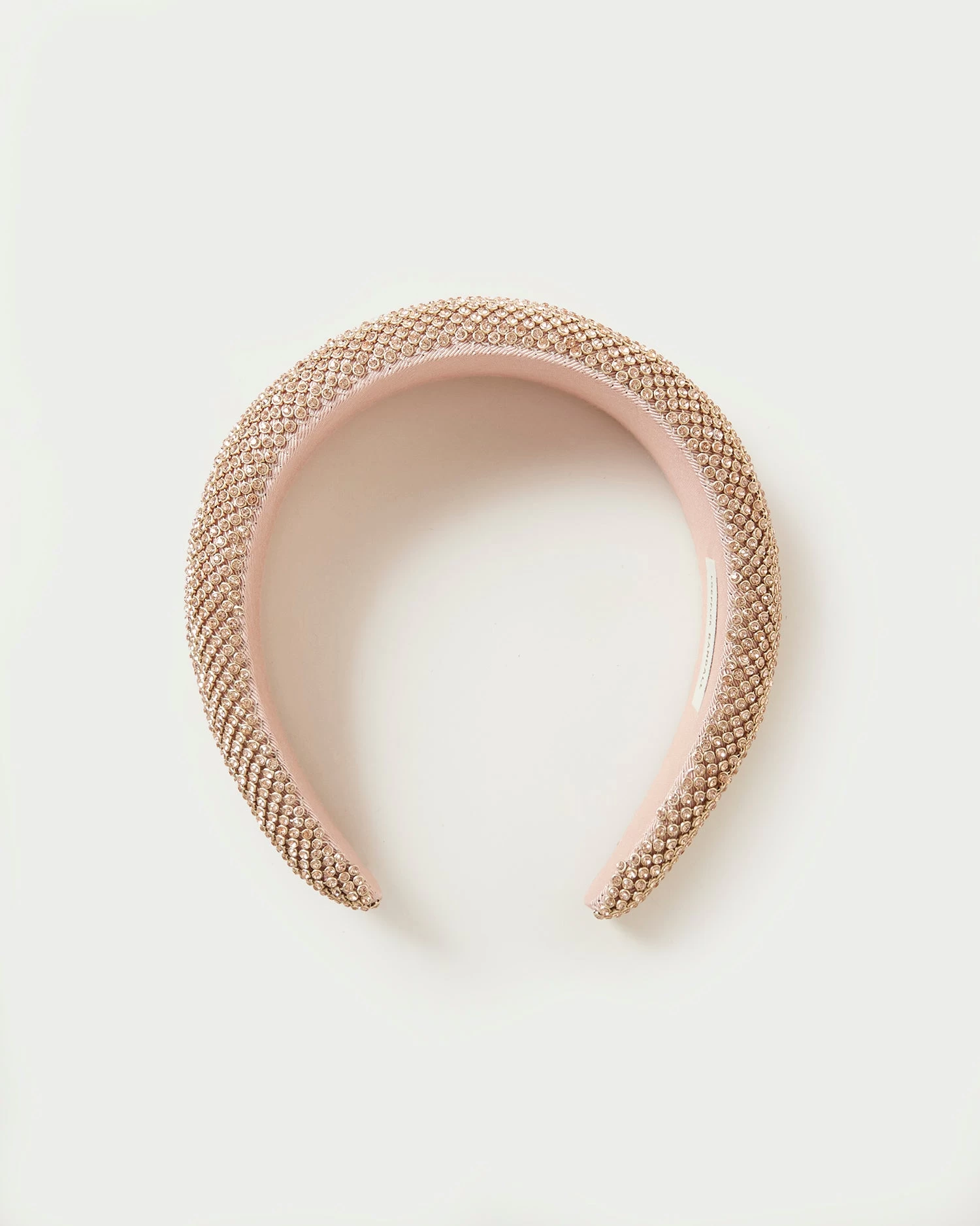 Loeffler Randall Bellamy Peach Diamanté Headband 1 Loeffler Randall Bellamy Peach Diamanté Headband