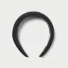 Loeffler Randall Bellamy Black Moiré Headband