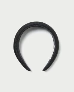 Loeffler Randall Bellamy Black Moiré Headband
