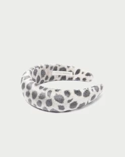 Loeffler Randall Bellamy Leopard Velvet Headband