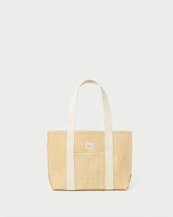 Loeffler Randall Bennett Natural Raffia Medium Tote