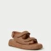 Loeffler Randall Blaise Brown Raffia Platform Sandal
