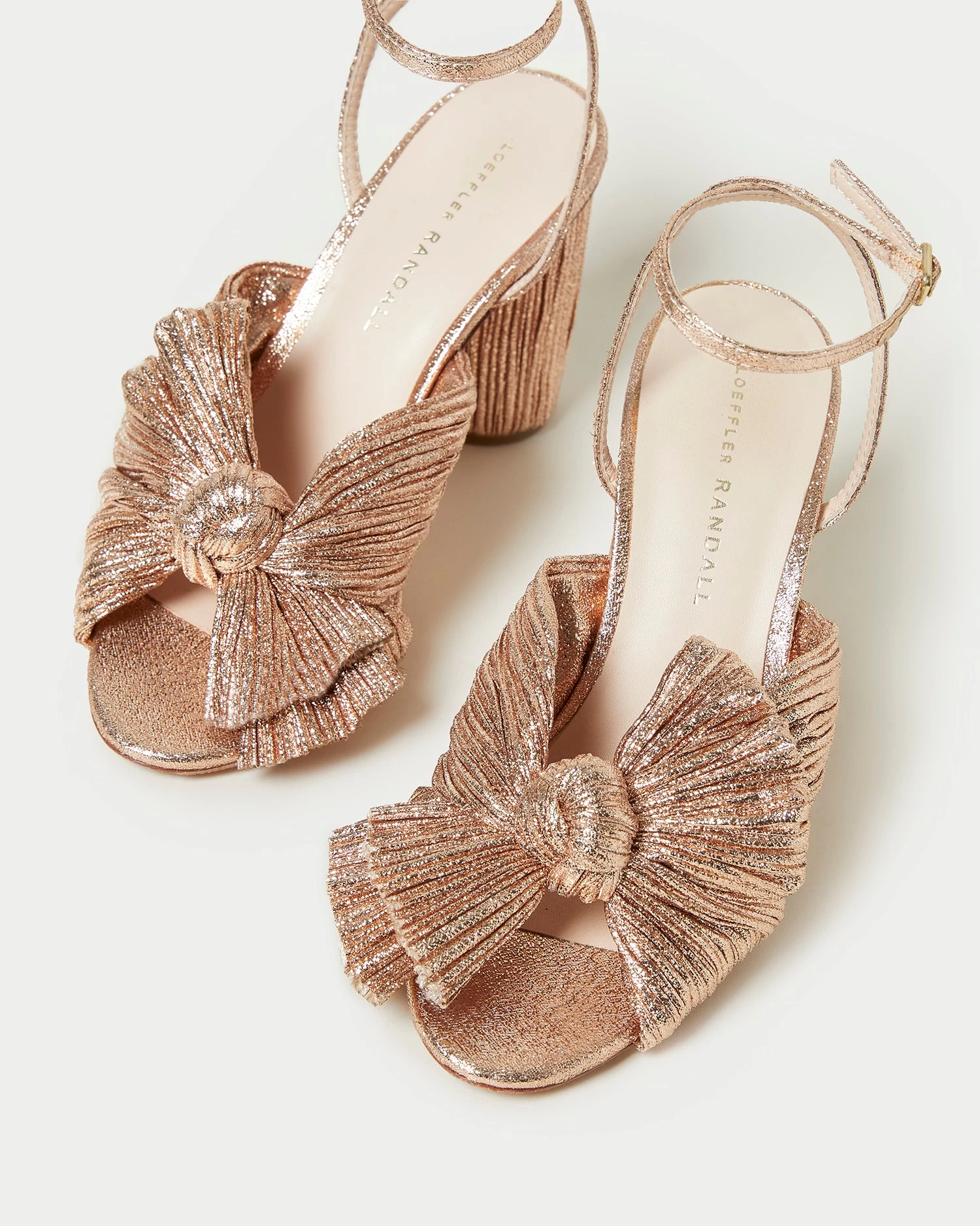Loeffler Randall Camellia Dune Pleated Bow Heel 2 Loeffler Randall Camellia Dune Pleated Bow Heel - Image 2