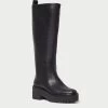 Loeffler Randall Carlee Black Tall Lug Boot