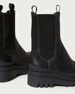 Loeffler Randall Carlota Black Chunky Lug Boot -Outlet Velin Studio Store CARLOTA SC BLABL 4