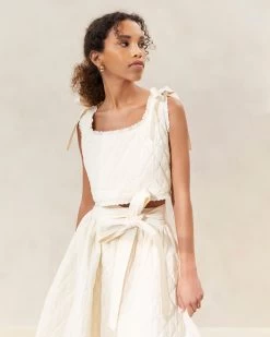 Outlet Velin Studio Store 5 Loeffler Randall Cece Natural Quilted Top