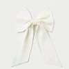 Loeffler Randall Cherie Cream Oversized Hair Bow