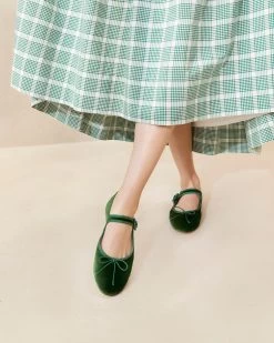 Loeffler Randall Chiara Spruce Mary Jane -Outlet Velin Studio Store CHIARA VL SPRUC 052copy