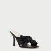 Loeffler Randall Claudia Black Pleated Bow Mule