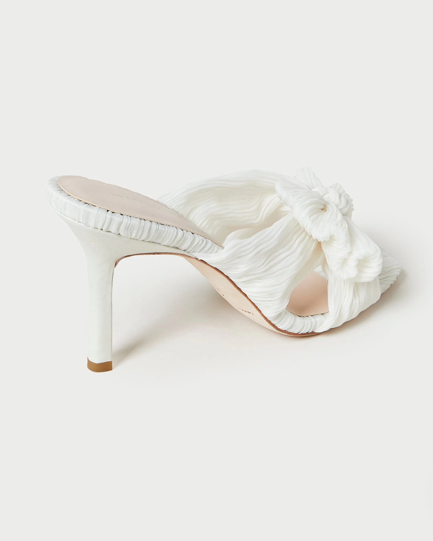Loeffler Randall Claudia Pearl Pleated Bow Mule 4 Loeffler Randall Claudia Pearl Pleated Bow Mule - Image 4