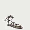 Loeffler Randall Colleen Chocolate Knot Lace-Up Sandal