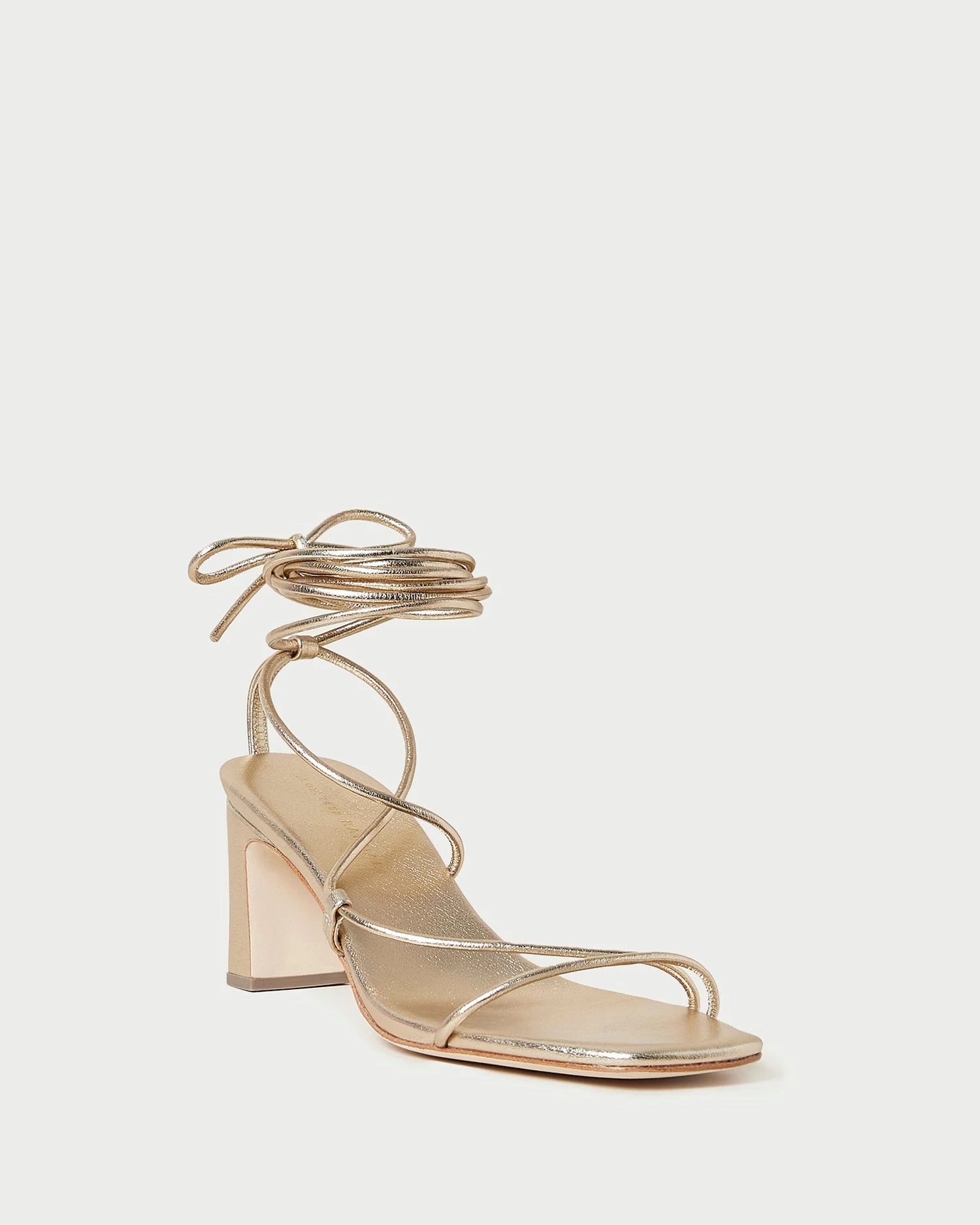 Loeffler Randall Cosette Champagne Ankle Wrap Heel 1 Loeffler Randall Cosette Champagne Ankle Wrap Heel