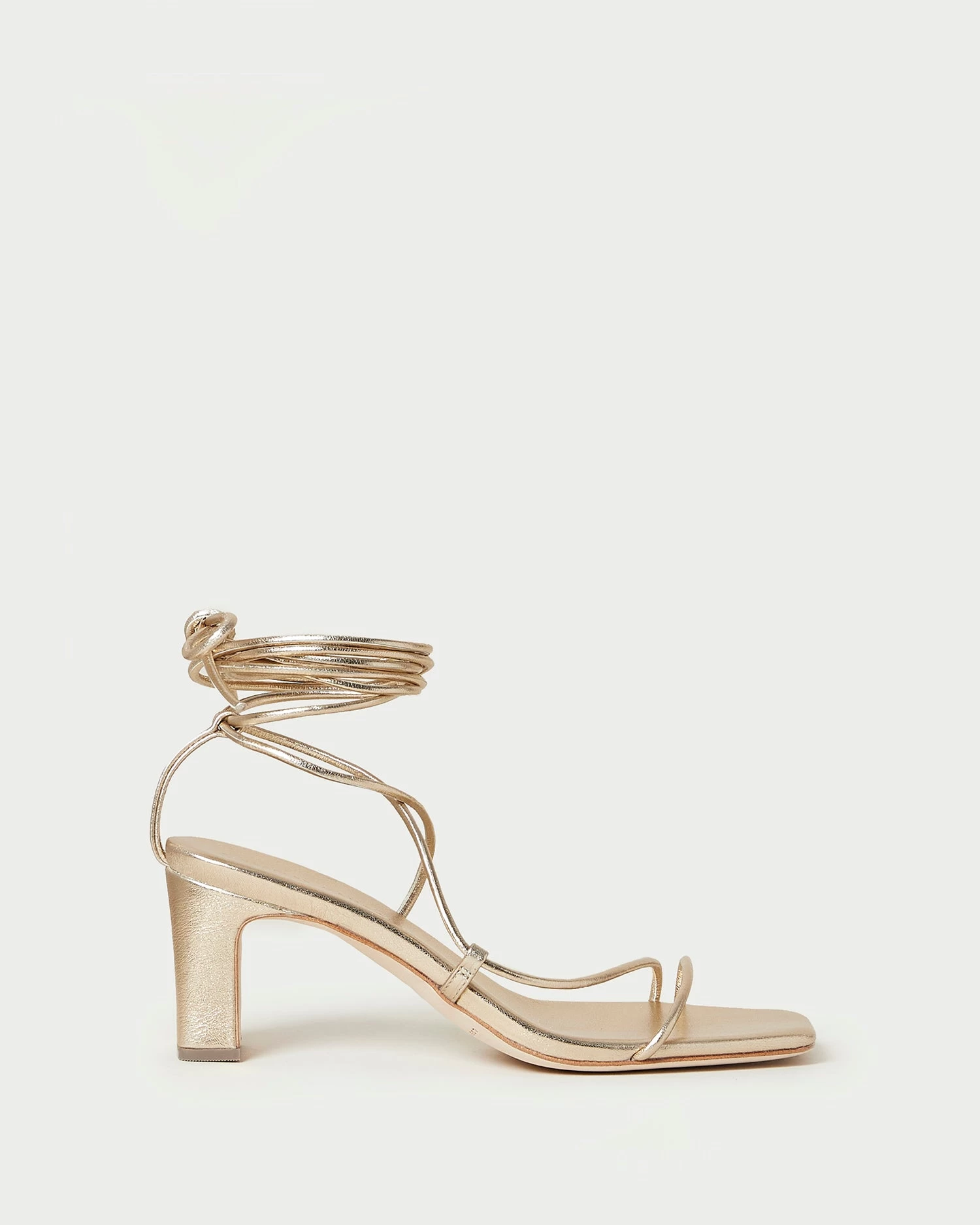 Loeffler Randall Cosette Champagne Ankle Wrap Heel 2 Loeffler Randall Cosette Champagne Ankle Wrap Heel - Image 2